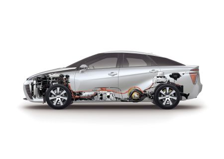 Hidrojen yakit hucreli otomobil Toyota Mirai (3)