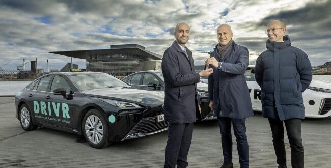 Toyota ve DRIVR İşbirliğiyle 100 Hidrojen Yakıtlı Mirai Taksi Kopenhag’da Yollara Çıktı